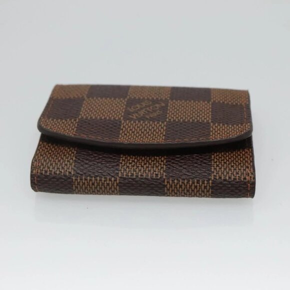 LOUIS VUITTON Damier Ebene Cuff Case LV Auth 125074 - Picture 8 of 16